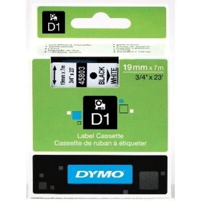 Páska do štítkovače Dymo 45803 bílá/černá 19mm/7m S0720830 Páska do štítkovače Dymo 45803 bílá/černá 19mm/7m S0720830