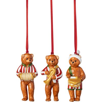 Villeroy & Boch Závěsná vánoční dekorace Nostalgic Ornaments, Medvídci, 3 ks 14-8331-6695 Villeroy & Boch Závěsná vánoční dekorace Nostalgic Ornaments, Medvídci, 3 ks 14-8331-6695