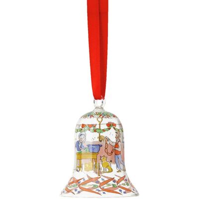 Rosenthal Skleněná ozdoba na stromeček Zvonek, Vánoční hostina, 7 cm 02251-722301-49705 Rosenthal Skleněná ozdoba na stromeček Zvonek, Vánoční hostina, 7 cm 02251-722301-49705