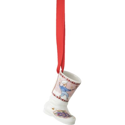 Rosenthal Porcelánová mini bota, motiv Souboj vařeček, Vánoční hostina, 7 cm 02249-727527-27829 Rosenthal Porcelánová mini bota, motiv Souboj vařeček, Vánoční hostina, 7 cm 02249-727527-27829