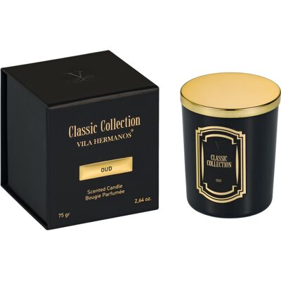 Vila Hermanos Vonná svíčka Classic Collection, Oud, 75 g 901000010 Vila Hermanos Vonná svíčka Classic Collection, Oud, 75 g 901000010