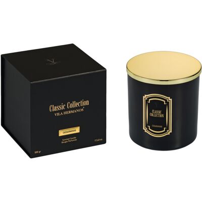Vila Hermanos Vonná svíčka Classic Collection, Cedrové dřevo, 500 g 901000035 Vila Hermanos Vonná svíčka Classic Collection, Cedrové dřevo, 500 g 901000035