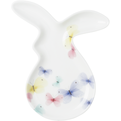 Rosenthal Porcelánový talířek ve tvaru zajíce Spring greetings, 19 x 14 cm 02492-727515-24644 Rosenthal Porcelánový talířek ve tvaru zajíce Spring greetings, 19 x 14 cm 02492-727515-24644