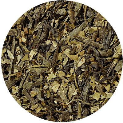 Kusmi Tea Sypaný zelený čaj s ženšenem pro lepší paměť Memory Ritual Bio, sáček 1 kg 21297A1010 Kusmi Tea Sypaný zelený čaj s ženšenem pro lepší paměť Memory Ritual Bio, sáček 1 kg 21297A1010