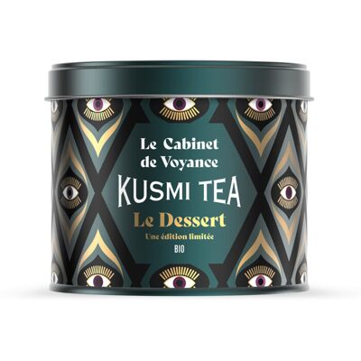Kusmi Tea Sypaný vánoční zelený čaj Le Dessert Bio, kovová dóza 90 g 21354A1070 Kusmi Tea Sypaný vánoční zelený čaj Le Dessert Bio, kovová dóza 90 g 21354A1070