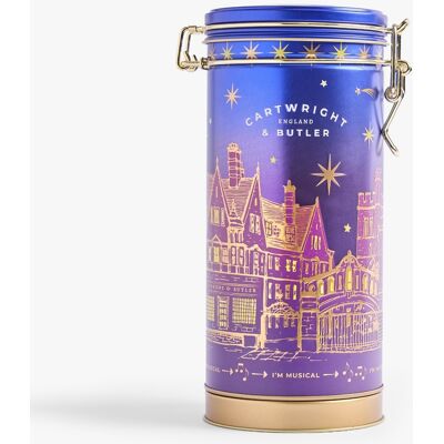 Cartwright & Butler Máslové sušenky se třemi druhy čokolády Night before Christmas v hrající plechové dóze, 200 g 4192 Cartwright & Butler Máslové sušenky se třemi druhy čokolády Night before Christmas v hrající plechové dóze, 200 g 4192