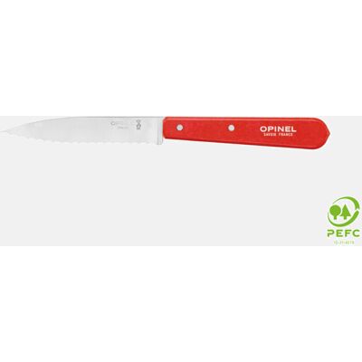 Opinel PAYSAGE nůž vroubkovaný N°113, červená 003119 Opinel PAYSAGE nůž vroubkovaný N°113, červená 003119