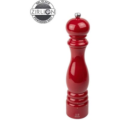 Peugeot Dřevěný mlýnek Paris na sůl u’Select Zirlion, 30 cm, lak vášnivě červená 4126700 Peugeot Dřevěný mlýnek Paris na sůl u’Select Zirlion, 30 cm, lak vášnivě červená 4126700