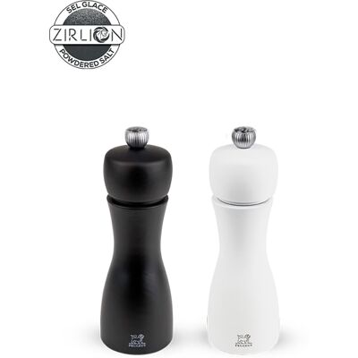 Peugeot Set mlýnků na pepř a sůl Tahiti Zirlion, černá / bílá, 15 cm 2/2426000 Peugeot Set mlýnků na pepř a sůl Tahiti Zirlion, černá / bílá, 15 cm 2/2426000