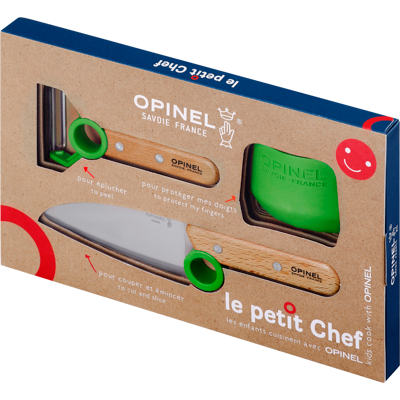 Opinel Dětská kuchařská sada Le Petit Chef, zelená 003113 Opinel Dětská kuchařská sada Le Petit Chef, zelená 003113