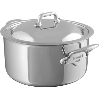 Mauviel Nerezový kastrol s nerezovou poklicí M’Cook, Ø 20 cm / 3,2 l 523121 Mauviel Nerezový kastrol s nerezovou poklicí M’Cook, Ø 20 cm / 3,2 l 523121