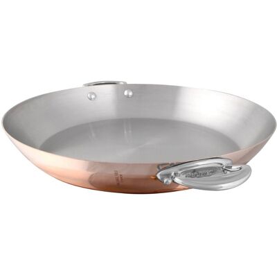 Mauviel Měděná servírovací pánev s nerezovými uchy, M’héritage 150 S, Ø 26 cm / 1,8 l 612726 Mauviel Měděná servírovací pánev s nerezovými uchy, M’héritage 150 S, Ø 26 cm / 1,8 l 612726