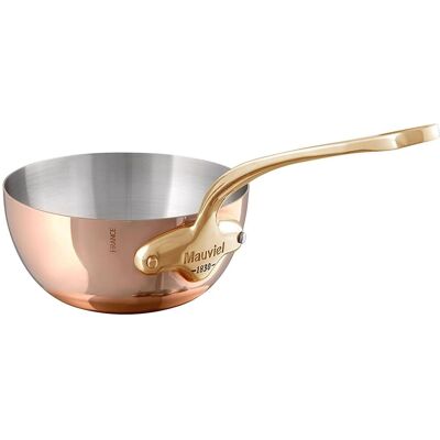 Mauviel Kónický měděný rendlík s bronzovou rukojetí, M’Héritage 150 B, Ø 24 cm / 3,2 l 671224 Mauviel Kónický měděný rendlík s bronzovou rukojetí, M’Héritage 150 B, Ø 24 cm / 3,2 l 671224