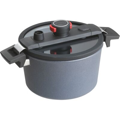 WOLL Active Lite Parní hrnec - 5L, Šedý, Indukce WOLL Active Lite Parní hrnec - 5L, Šedý, Indukce