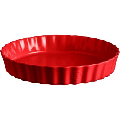 Emile Henry Burgundy Hluboký Koláčový Plech 32cm - Koláčová Forma Emile Henry Burgundy Hluboký Koláčový Plech 32cm - Koláčová Forma