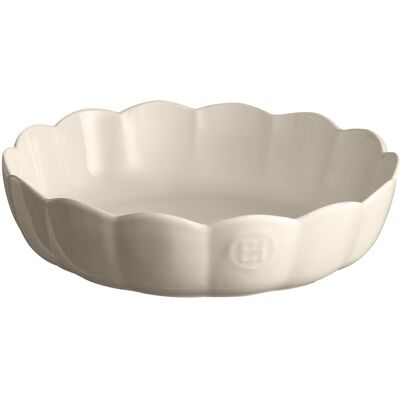 Emile Henry Hluboká koláčová forma Madeleine, Ø 27 cm, slonová kost 026253 Emile Henry Hluboká koláčová forma Madeleine, Ø 27 cm, slonová kost 026253