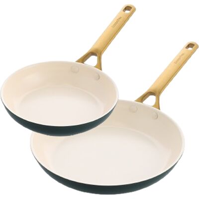 GreenPan Sada 2 nepřilnavých keramických pánví Padova 20 + 26 cm, tmavě zelená CC008815-001 GreenPan Sada 2 nepřilnavých keramických pánví Padova 20 + 26 cm, tmavě zelená CC008815-001