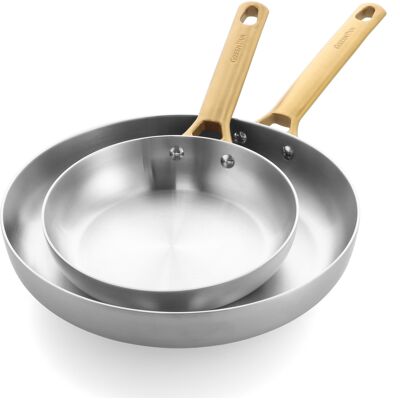 GreenPan Sada 2 nerezových pánví Padova, 20 + 28 cm CC010167-001 GreenPan Sada 2 nerezových pánví Padova, 20 + 28 cm CC010167-001