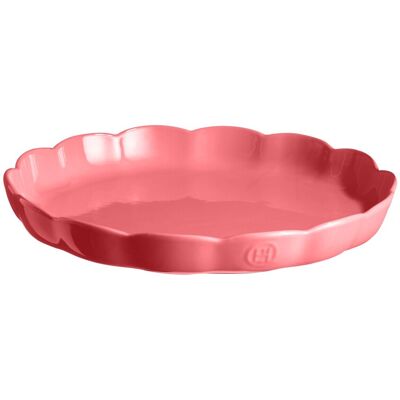 Emile Henry Nízká koláčová forma Madeleine, Ø 31 cm, růžová Candy 476053 Emile Henry Nízká koláčová forma Madeleine, Ø 31 cm, růžová Candy 476053