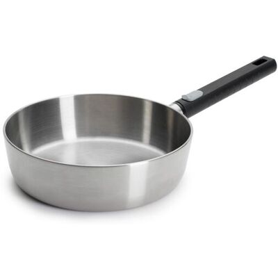 Woll Nerezová soté pánev Logic Steel s odnímatelnou rukojetí, Ø 24 cm 1724LCS Woll Nerezová soté pánev Logic Steel s odnímatelnou rukojetí, Ø 24 cm 1724LCS