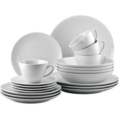 Rosenthal Jídelní sada Mesh White, 20 ks 11770-800001-28519 Rosenthal Jídelní sada Mesh White, 20 ks 11770-800001-28519