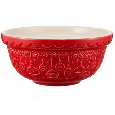 Mason Cash Mísa na těsto Christmas, Ø 21 cm / 1,1 l, červená 00218.644 Mason Cash Mísa na těsto Christmas, Ø 21 cm / 1,1 l, červená 00218.644