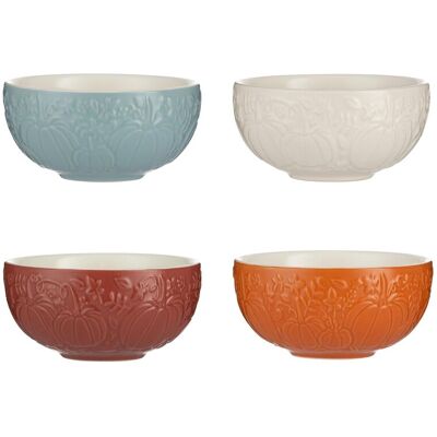 Mason Cash Set misek Pumpkin 4 ks, 200 ml, mix barev 0218.579 Mason Cash Set misek Pumpkin 4 ks, 200 ml, mix barev 0218.579