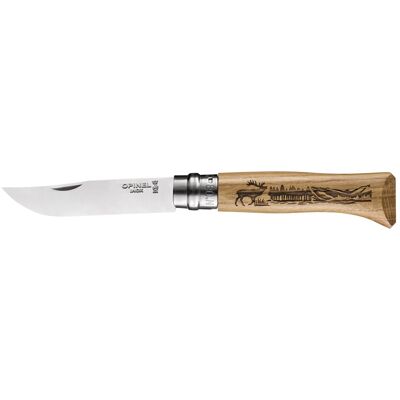 Opinel Zavírací nůž N°08, Animalia Deer 8,5 cm 002332 Opinel Zavírací nůž N°08, Animalia Deer 8,5 cm 002332