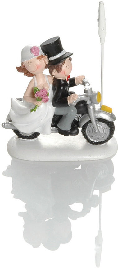 Booster Deco Figure Wedding Motorbike with Clip 2