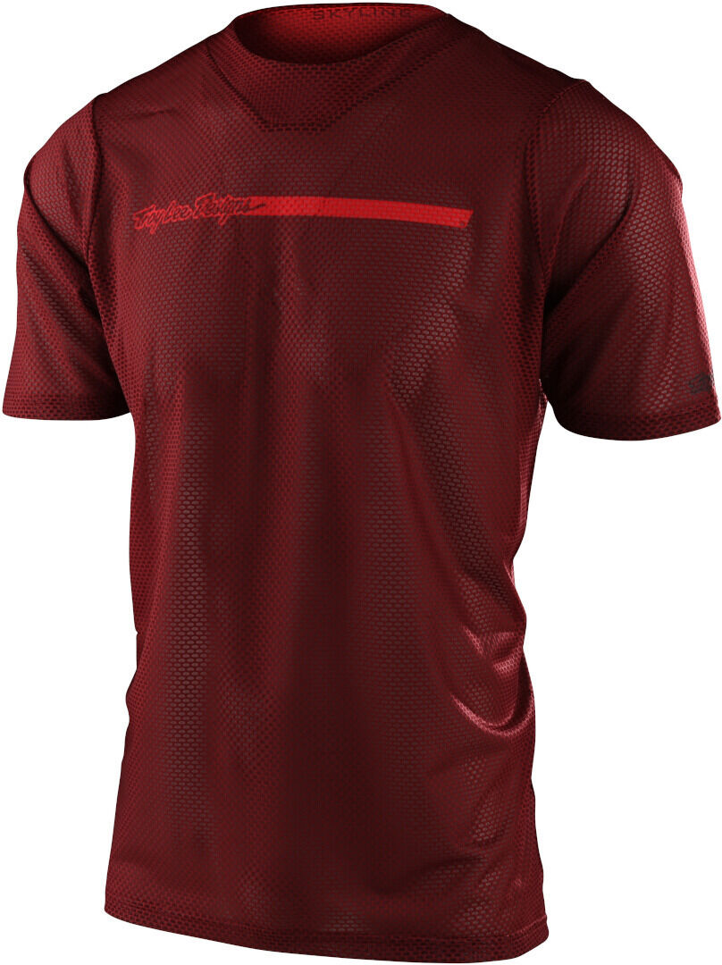 Troy Lee Designs Skyline Air Channel Bicycle T-Shirt Cyklistické tričko L červená
