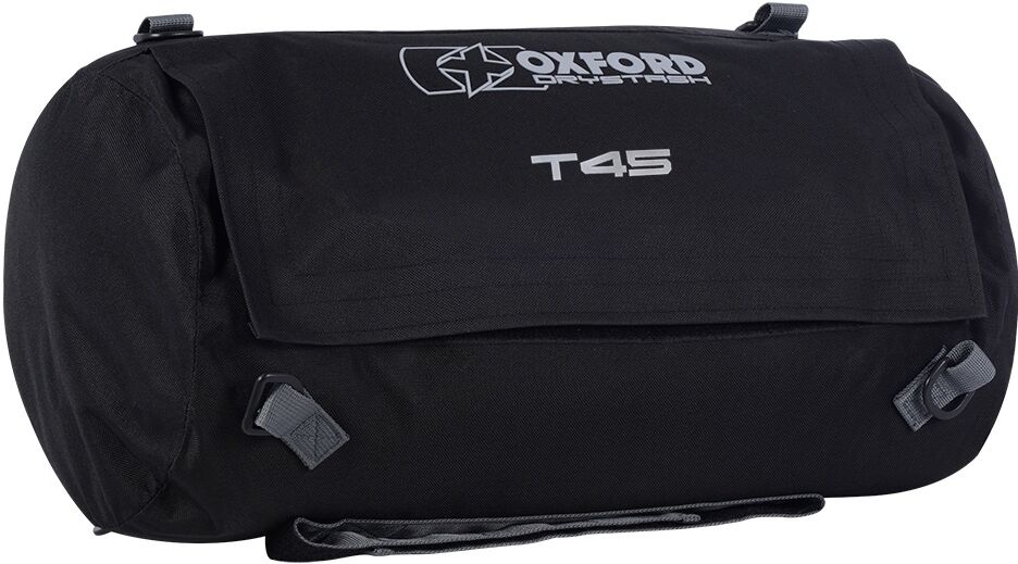 Oxford Drystash T45 Motocykl roll bag Jedna velikost Černá