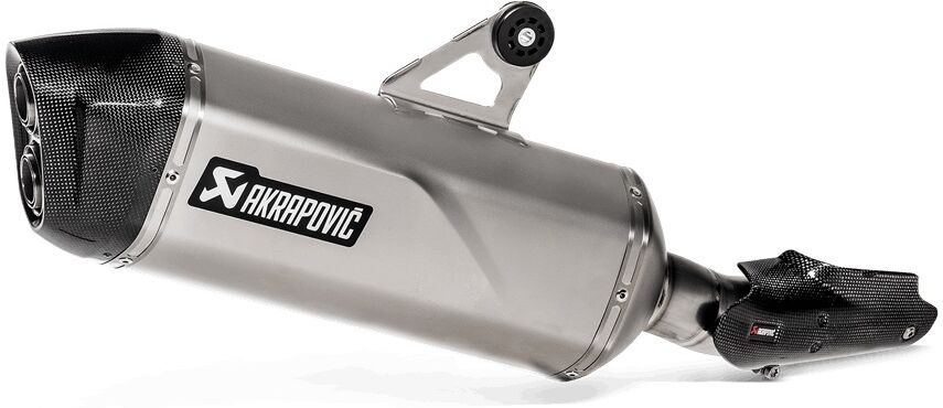 Akrapovic Slip-On Line Titanium Zadní tlumič  Stříbrná