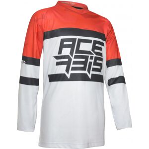 Acerbis Skyhigh Dětský Motocross Jersey 2xl Šedá Červená