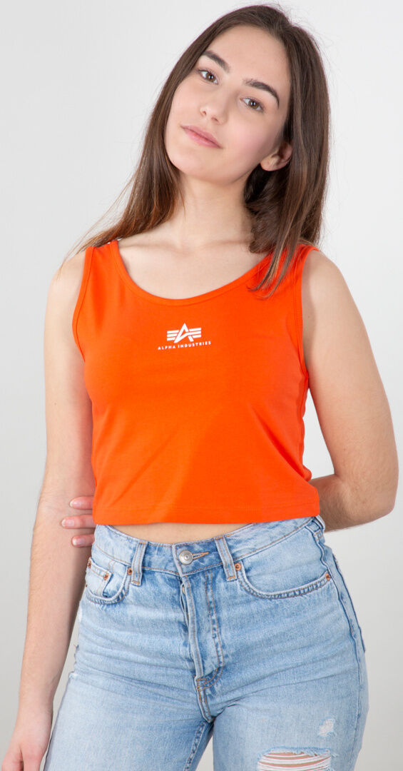 Alpha Industries Basic Crop SL Dámské tílko M červená