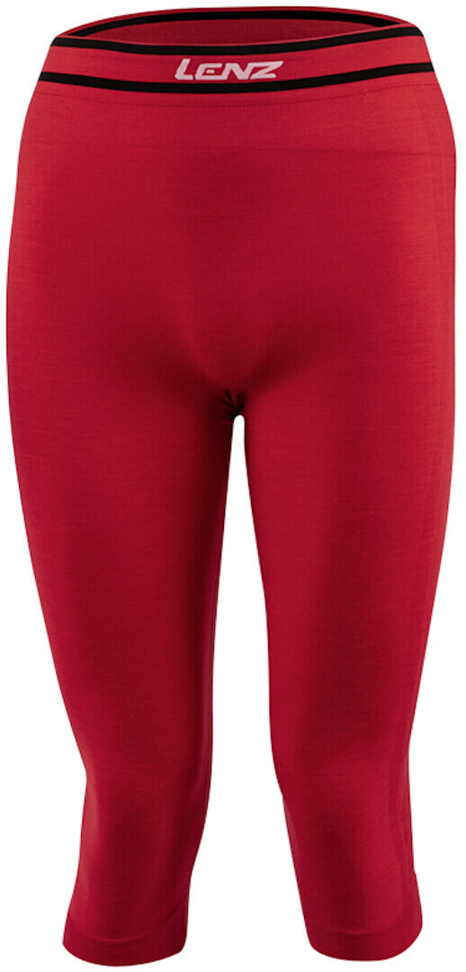 Lenz 6.0 Merino 3/4 Funkční kalhoty S červená