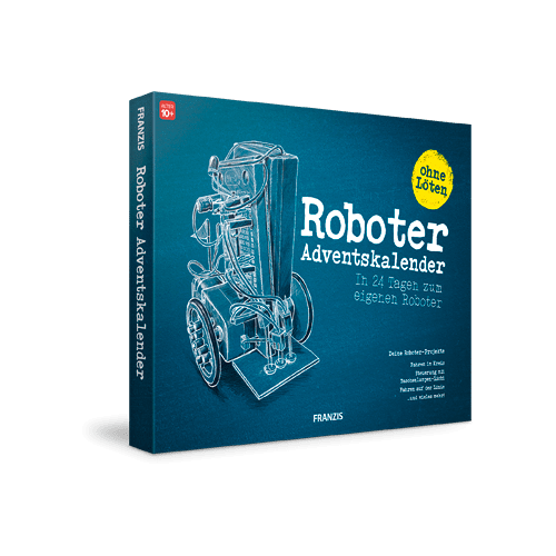 Schokolade Adventskalender 2025: Süße Vorfreude für jeden Tag 27 FRANZIS Roboter Adventskalender Kalender, Robotor
