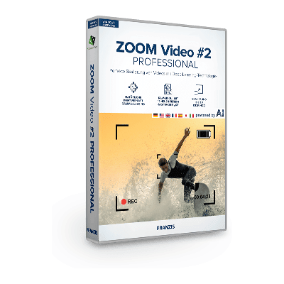 FRANZIS ZOOM Video 2 professional Software FRANZIS ZOOM Video 2 professional Software