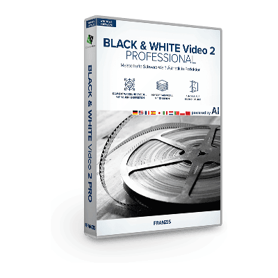 FRANZIS BLACK & WHITE Video 2 professional Software FRANZIS BLACK & WHITE Video 2 professional Software