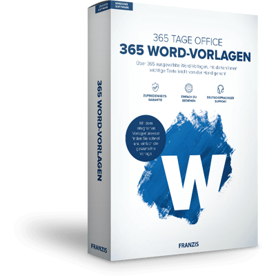 FRANZIS 365 Word-Vorlagen - 365 Tage Office Software FRANZIS 365 Word-Vorlagen - 365 Tage Office Software