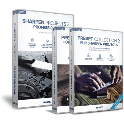 FRANZIS SHARPEN projects 3 professional EXTRA Software FRANZIS SHARPEN projects 3 professional EXTRA Software