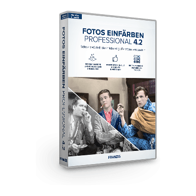 FRANZIS Fotos einfärben Pro 4.2 Software FRANZIS Fotos einfärben Pro 4.2 Software