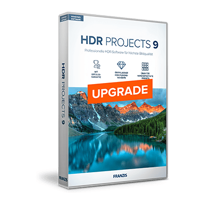 FRANZIS HDR projects 9 - Upgrade von Vorversionen FRANZIS HDR projects 9 - Upgrade von Vorversionen