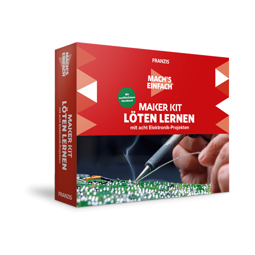 FRANZIS Maker Kit Löten lernen - Mach’s einfach Lernpaket