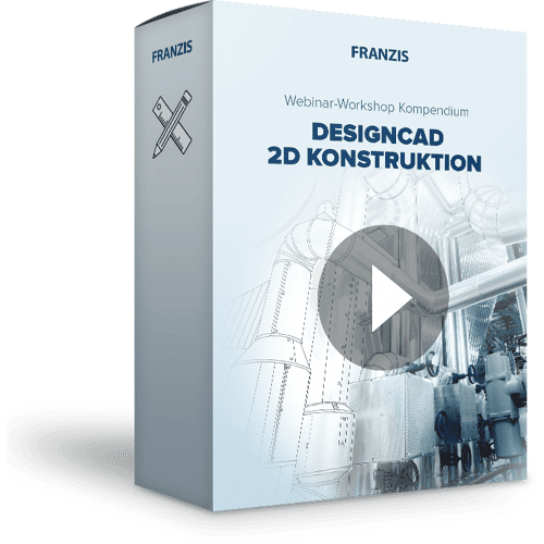 FRANZIS Webinar-Workshops: DesignCAD 2D Konstruktion Workshop-Video