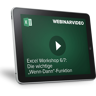 FRANZIS Webinarvideo: Excel-Workshop 6/7 - Die wichtige