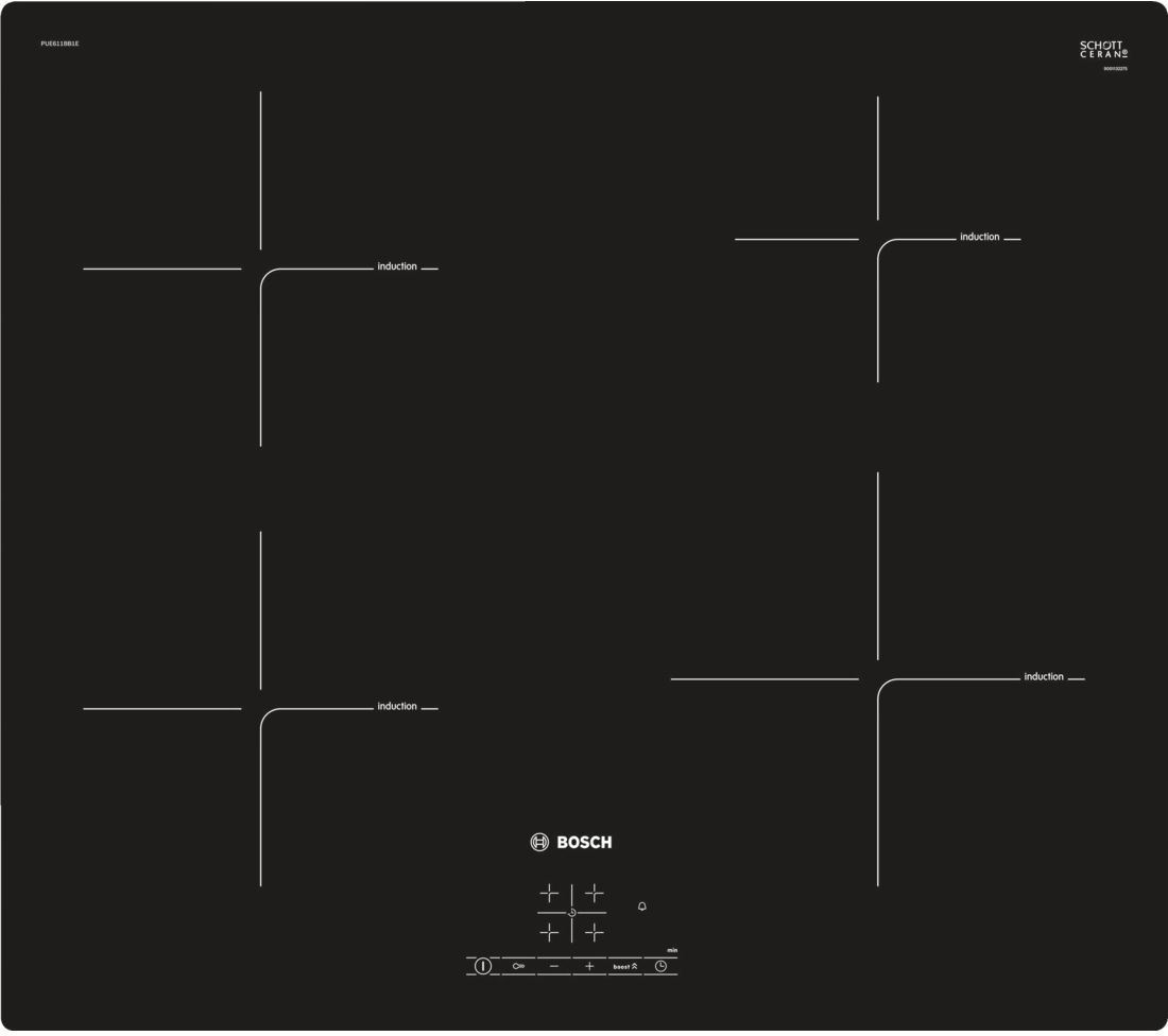 Bosch Ausstellungsstück BOSCH PUE611BB1E autarke Induktions-Kochstelle 60 cm