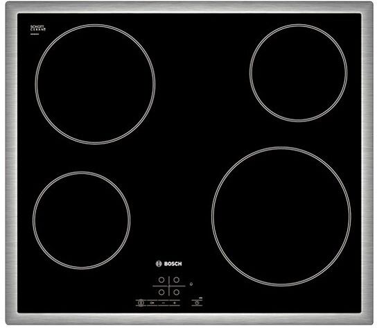 Bosch PKE645B17E Glaskeramik Kochstelle autark Edelstahl Rahmen