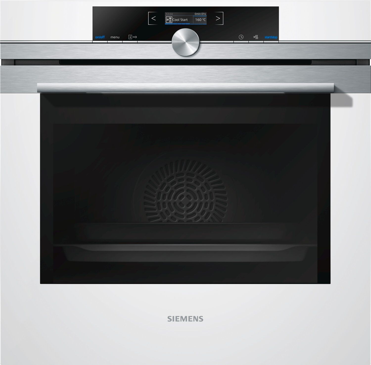 Siemens HB634GBW1 Einbau-Backofen, weiß