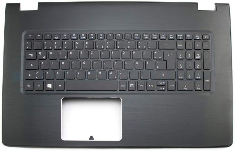 Acer AEZAAG00010 Tastatur inkl. Topcase DE (deutsch) schwarz/schwarz Original