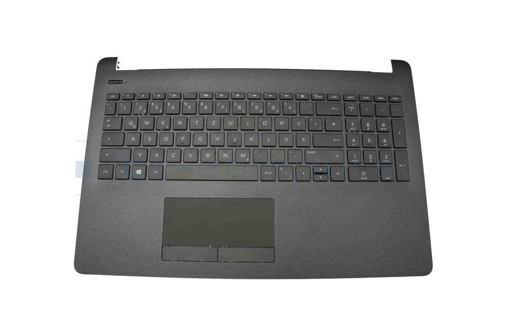 HP AP204000E00 Tastatur inkl. Topcase DE (deutsch) schwarz/schwarz (Raute) Original